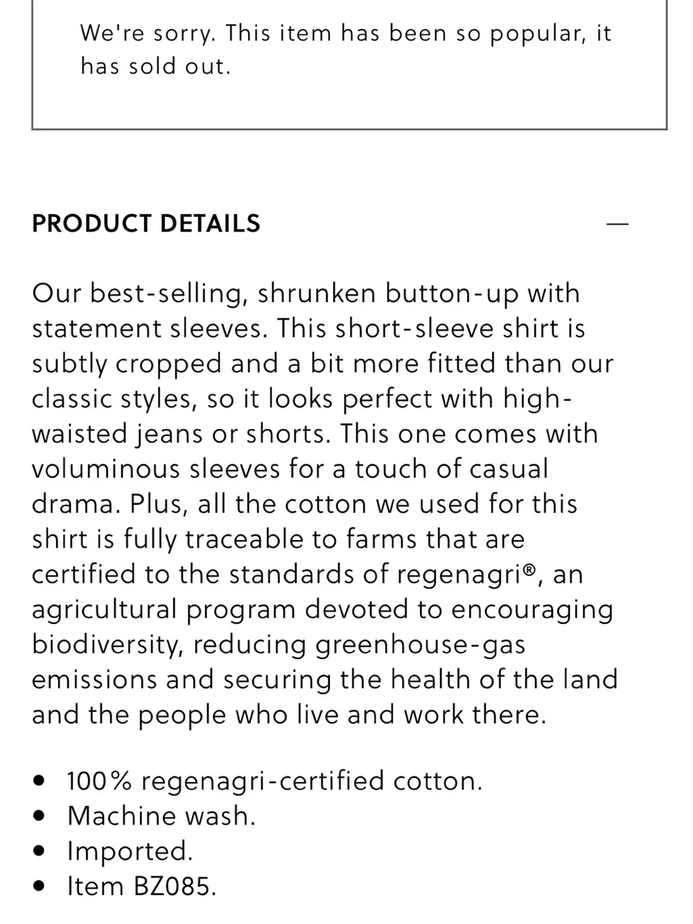 J.Crew Gamine Puff-Sleeve Shirt in Cotton Poplin